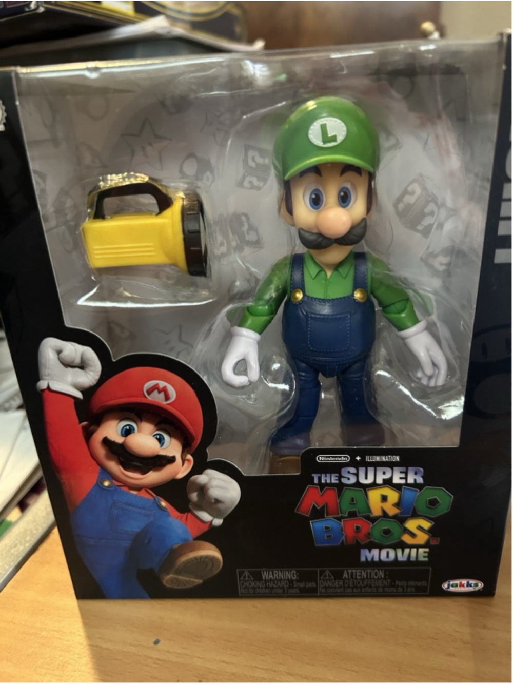 Luigi Super Mario Bros. Movie action figure New